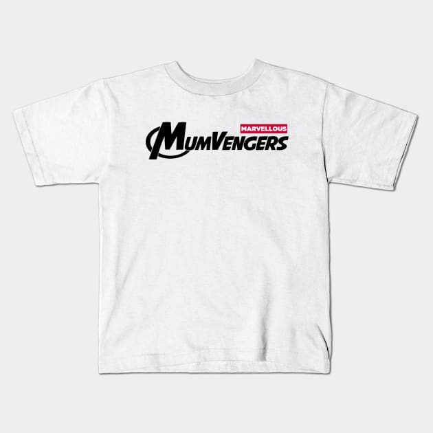 MumVengers Kids T-Shirt by hsf